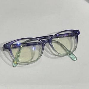 Kids Lilly P eyeglasses.